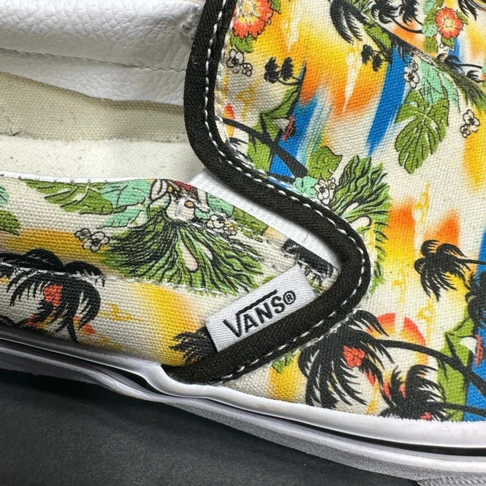 VANS Tropical Print Kids Slip-On Shoes size 7.5 pre owned Exellent condition.